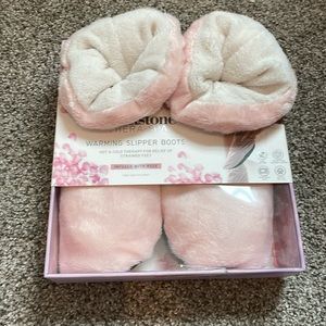 Warming slipper boots